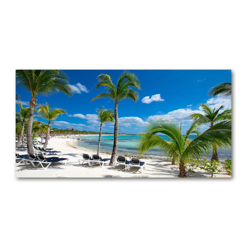 Maldives Beach - Wrapped Canvas Print