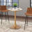 Seniqua Round Metal Base White Bar Table-1180429722