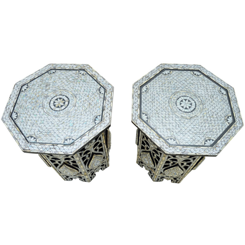 Andalusian Glass End Table