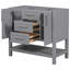 Base de meuble-lavabo simple 35,4 po seulement