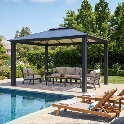 Santa Monica Aluminum Patio Gazebo