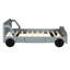 Lit plateforme gris en forme de voiture avec roues robustes - Option de chambre à coucher confortable pleine grandeur et pratique-1335130130-1335130128