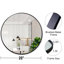 Miroir circulaire, miroir mural rond pour chambre à coucher, meuble-lavabo, salon-1030165353-1030165348-1030165349