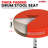 5 Core Drum Throne Adjustable Guitar Stool Padded Seat + Drum Practice Pad Snare Drumming Stand-107558013
