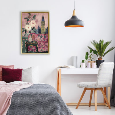 Cadre flottant London Spring Blossoms, conception par Annabelle Hall