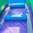 HeroKiddo 13 FT Dolphin Water Slide with Splash Pool for Kids and Adults (with Blower)