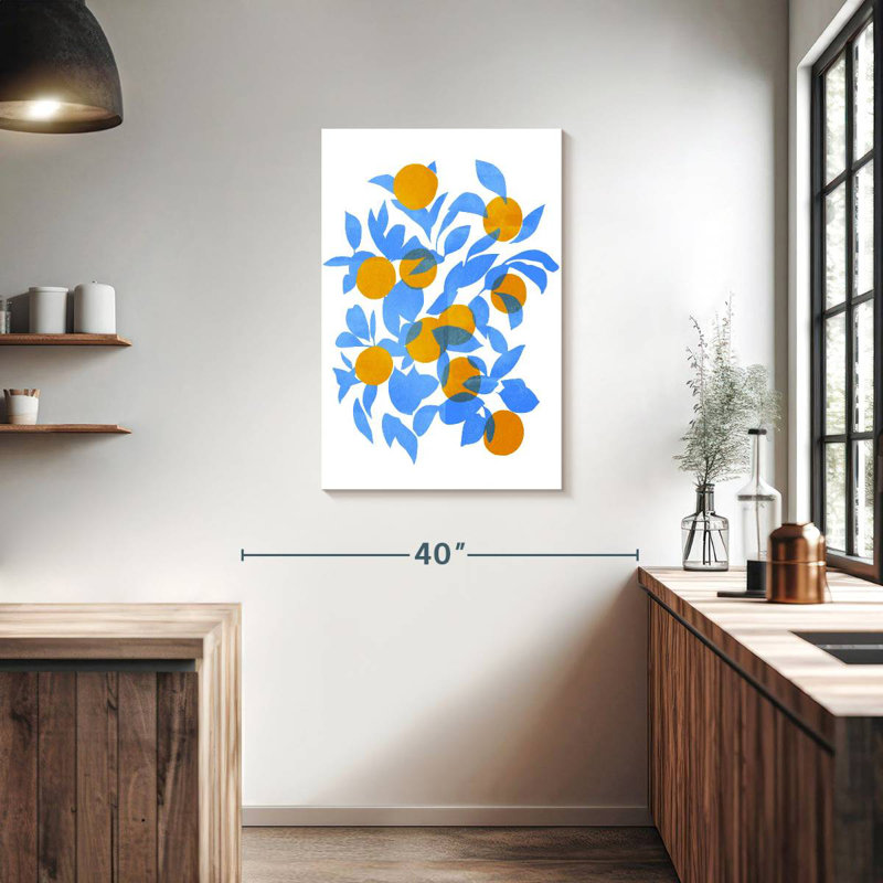 Yarlin Bright Tangerines I, 36" H x 24" W