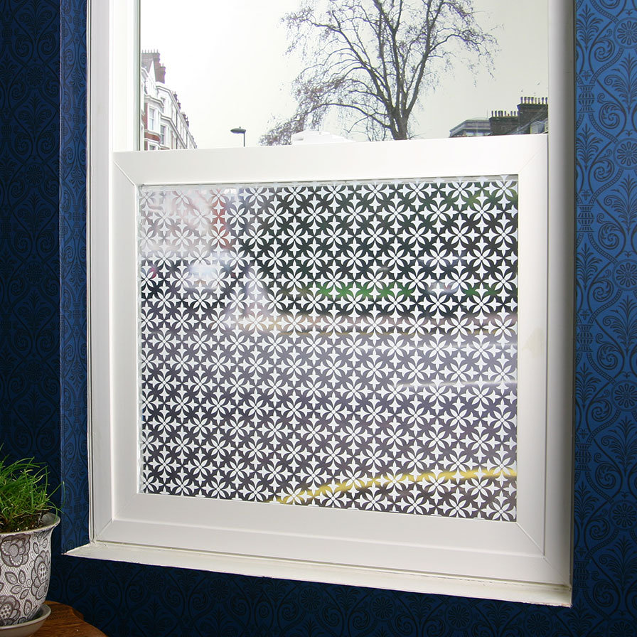 Abstract Window Decal Stick Pretty 