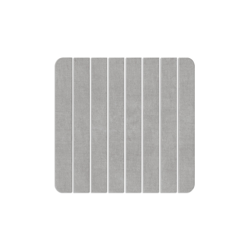 Tapis de cuisine Dianeli, Gris, Rectangle 1 pi x 1 pi 4 po