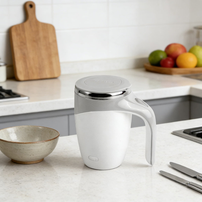 Tasse auto-agitée, tasse magnétique automatique rechargeable pour café, boissons protéinées et boissons, mélange mains libres pour la maison, le bureau et les voyages
