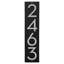 Floating Modern 3" Number Vertical Address Plaque (4 Digits)-435911256-435907216-435911494