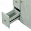 Meuble-lavabo 24 po avec lavabo en céramique, 2 tiroirs et 1 porte à fermeture en douceur pour les petites salles de bain-129184551