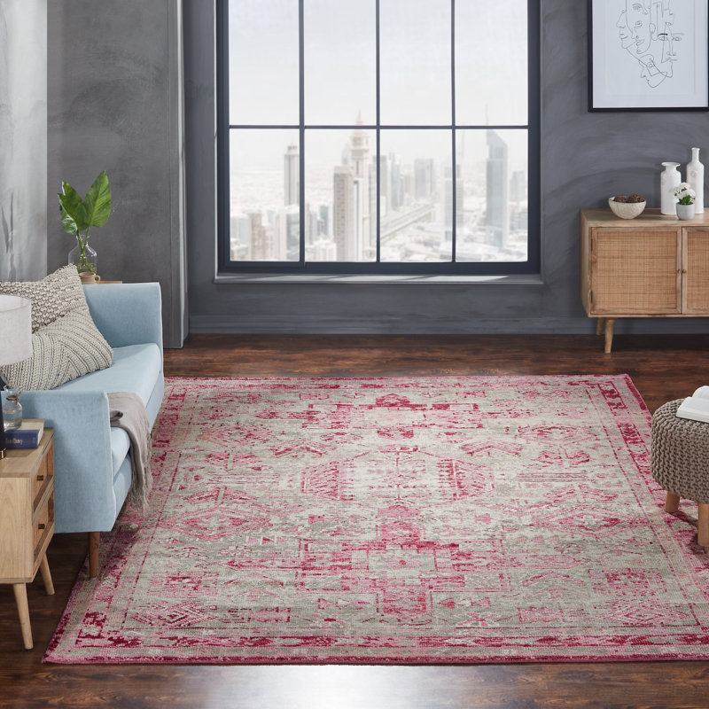 Malgadey Wool Oriental Area Rug, Rectangle 8' x 10'