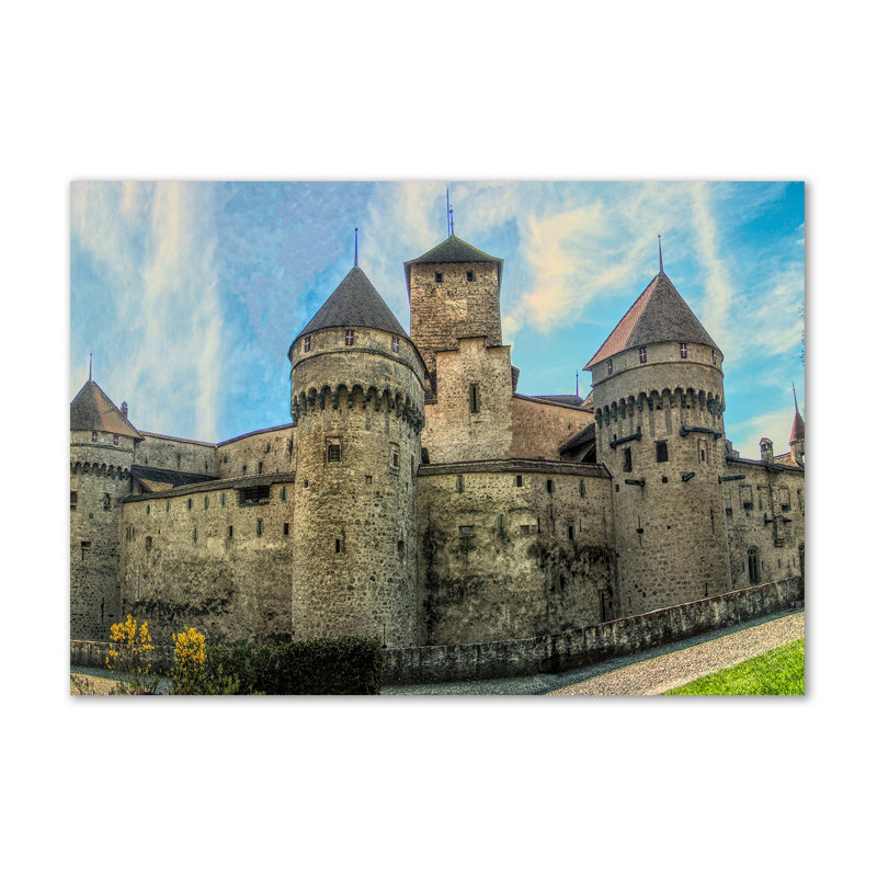 Castle In Switzerland - Wrapped Canvas Print