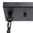 Modern 8-Light 48"W Black And Gold Linear Pendant For Kitchen Island