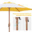Parasol de patio 7,5 pi avec base