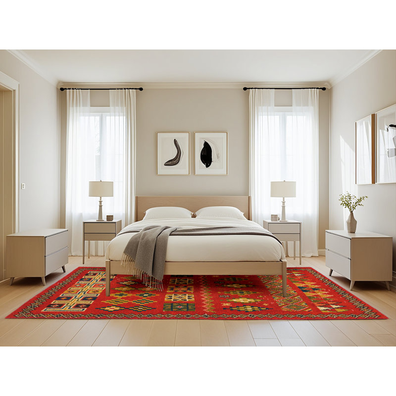 Abstract Indoor Rug, Rectangle 5' x 8'