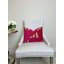  Housse de coussin lombaire en chenille brodée guépard-304772013
