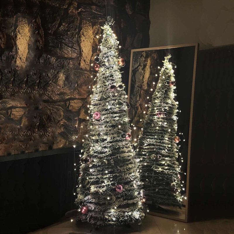 Arbre de Noël de 6 pi avec lumières de Noël