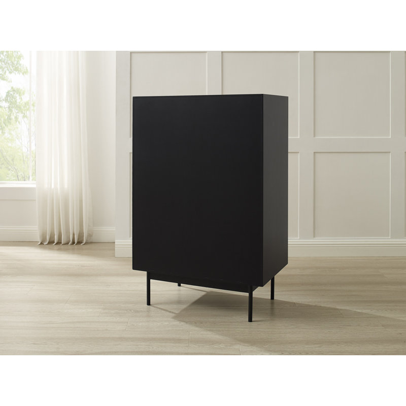 Macklin Solid Wood 28.25 " W 4 - Drawer Dresser