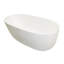 Ston 58" x 30" Freestanding Soaking Solid Surface Bathtub-11013323
