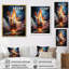 Art mural sur toile Rocketship Cosmic Ascent II - Rocketship-91362215-91362219