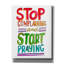 «Epic Graffiti» «Stop Complaigning» par Elizabeth Caldwell, art mural