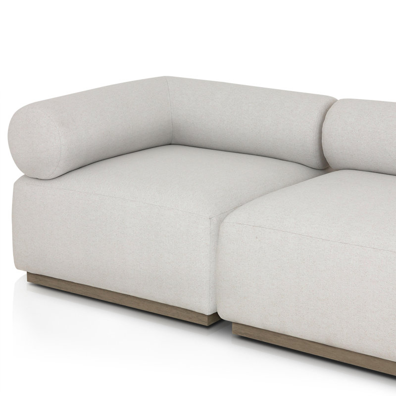 Lenox Modular Sectional, Cream Polypropylene/Olefin