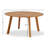 Mariliz Round Teak Outdoor Dining Table With Umbrella Hole , 59'' in. W 59'' in. D