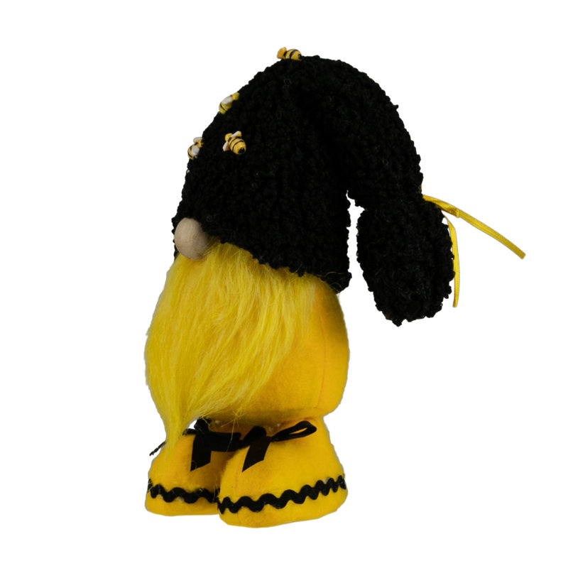 14.5" Black And Yellow Sherpa Bumblebee Springtime Gnome