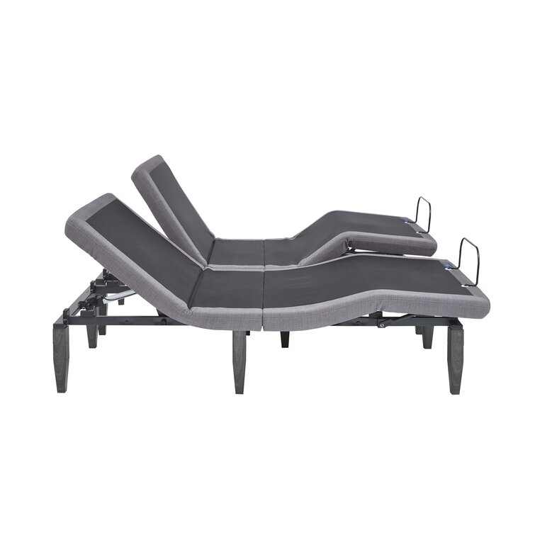 Herrmann Split King Massaging Zero Gravity Adjustable Bed with Wireless  Remote