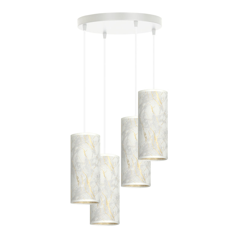 Sutter 4 - Light Cluster Pendant, White