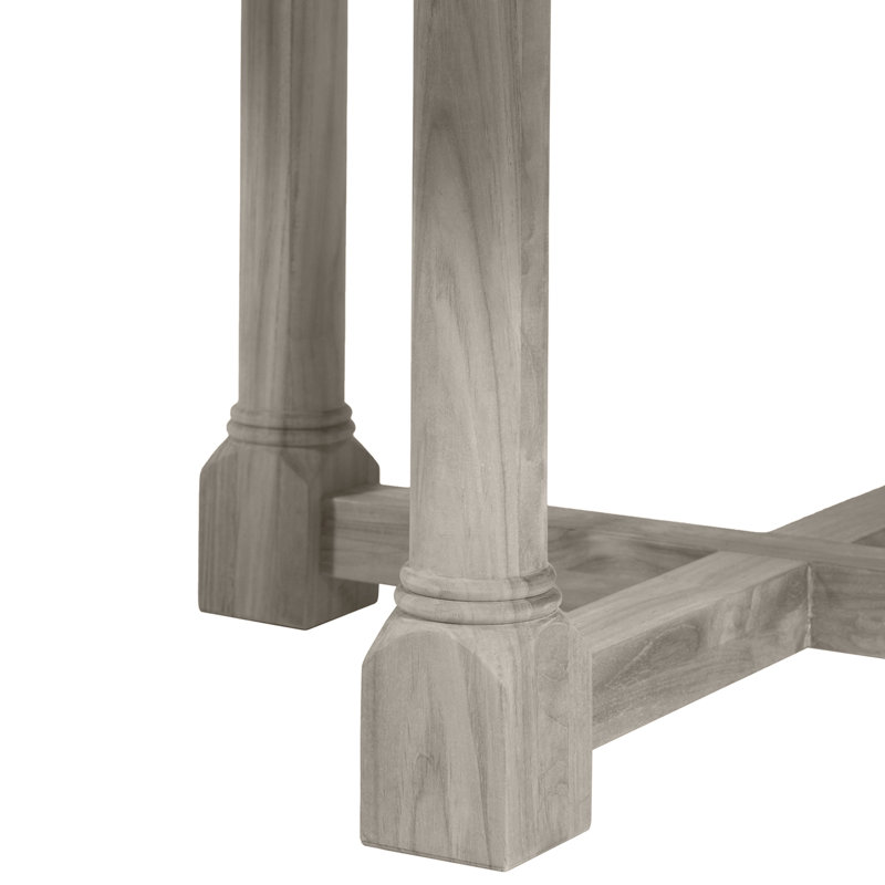 Lakeshore Outdoor Dining Table, Oyster Teak