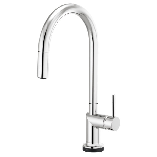 Odin® SmartTouch® Pull-Down Faucet with Arc Spout, Polished Chrome, Lever