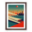 City Skyline Deco No.1 - Framed Print-414621366-414621371