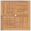  Folding Garden Table 110x110x75 cm Solid Wood Teak
