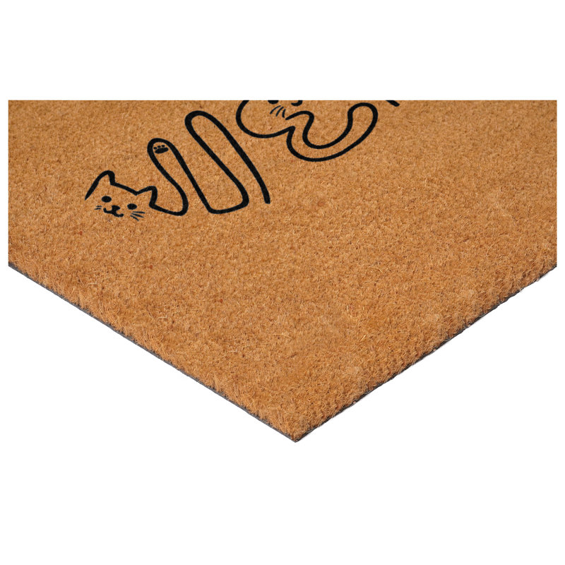 Maegan Non-Slip Animal Print Doormat, 24" x 36"