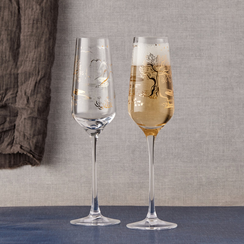 Skye 8.5oz. Champagne Glass Stemware Set
