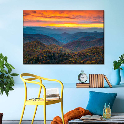 «Blue Ridge Parkway Fall», reproduction sur toile