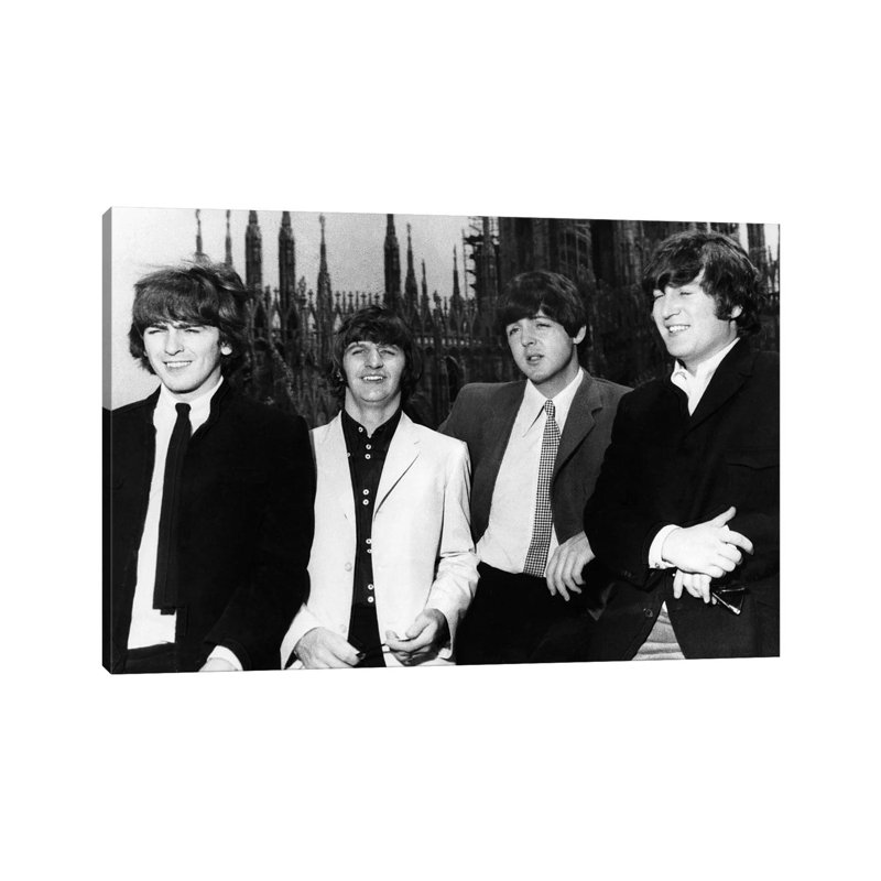 The Beatles, 1965 - Wrapped Canvas Print, 30.48 cm H x 45.72 cm W