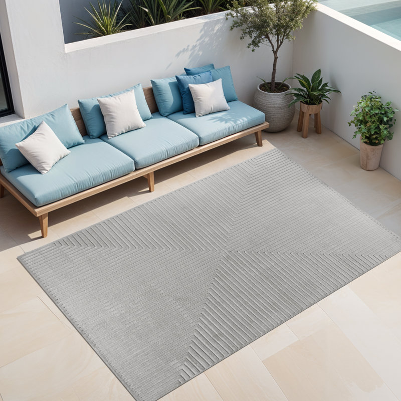 Audraya Modern Indoor/Outdoor Rug, Rectangle 200 x 275cm