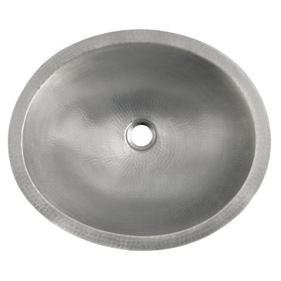 Lavabo de salle de bain encastré martelé à la main Classic