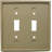 Jaquayla Landscape & Nature 2 - Gang Combination Plate Standard Combination Wall Plate