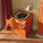 Kendrianna Nightstand with Safe Box and LED Lights and Wireless Charge-695605409