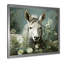 Farmhouse Donkeys Flower Charm II - âne, art mural-406051533-406051543