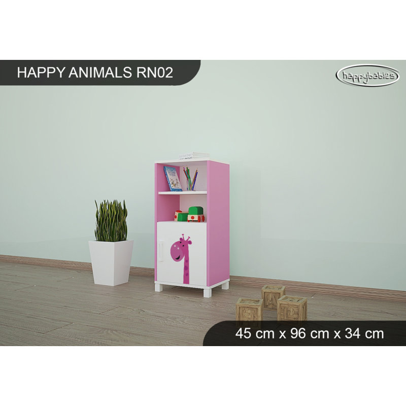 45cm W Animals Kids Cube, Pink