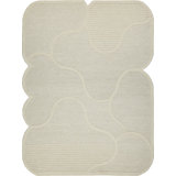 Shell Hand Tufted New Zealand Wool Beige/Ivory Area Rug