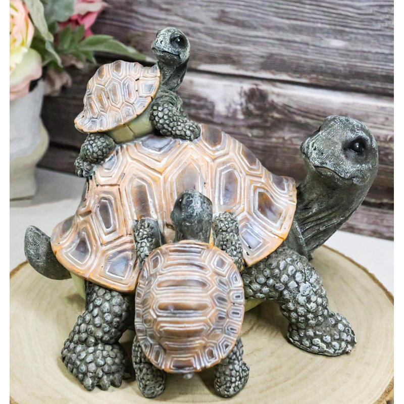 Figurine de famille nautique tortue marine