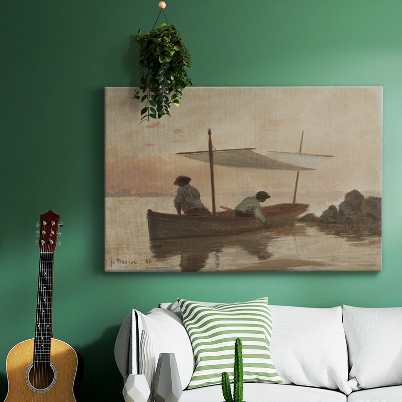 «Vintage Nautical Print», impression encadrée sur toile, H 19 po x l 28 po x P 1,5 po, Toile tendue