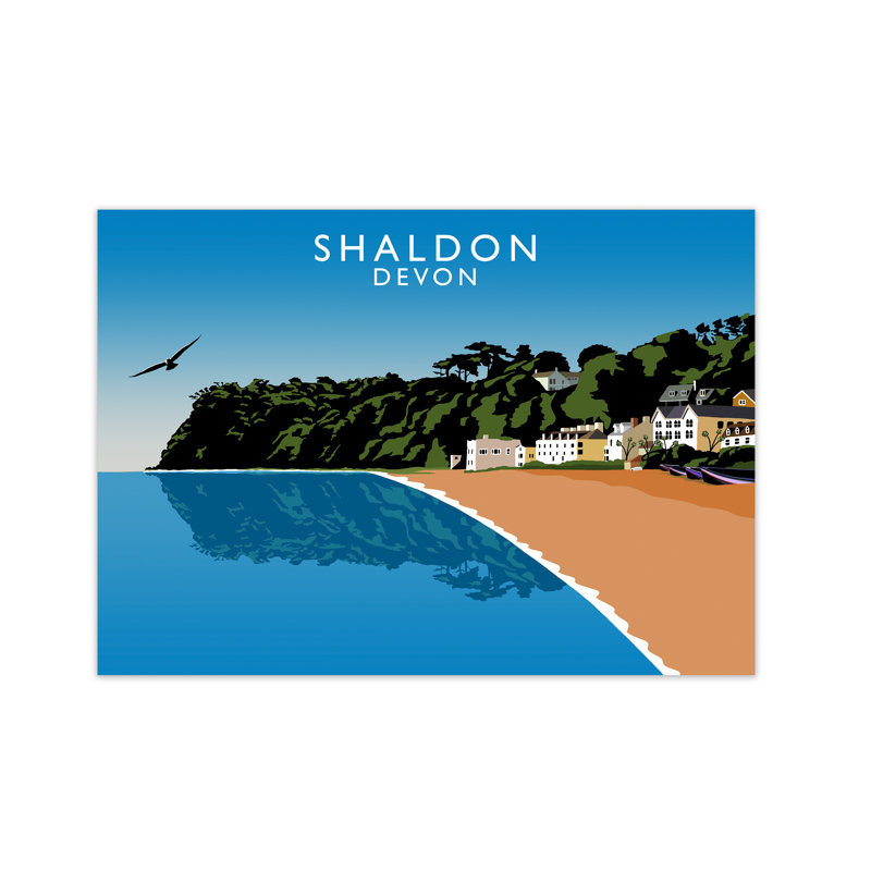 Shaldon Devon by Richard O'Neill - Print, 59.4 cm H x 81.4 cm W x 3 cm D